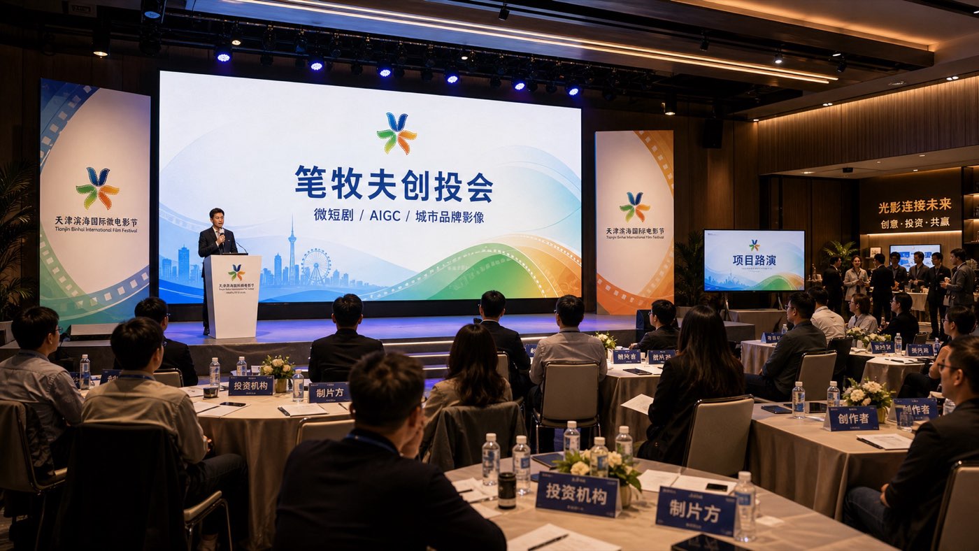 笔牧夫创投会现场效果图